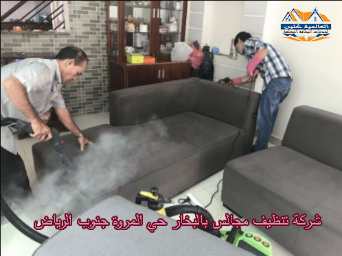شركة تنظيف مجالس بالبخار حي المروة جنوب الرياض